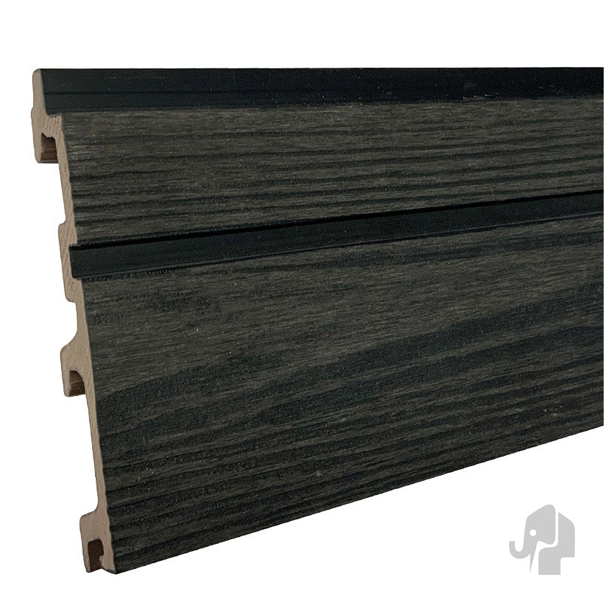 Eva-Last Composiet Gevelbekleding Coal Black Stripes S/L